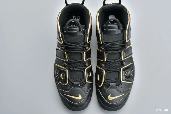 “FRANCE” NIKE UPTEMPO BLACK AV3810-001 AIR GOLD MORE METALLIC 1024